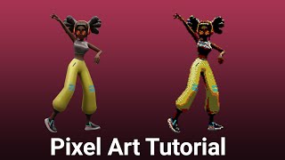 Blender - ピクセル アートのチュートリアル