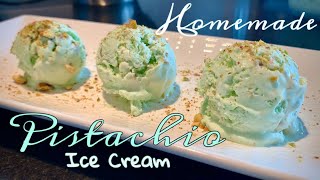 PISTACHIO ICE CREAM | QUICK & EASY | MAKE YOUR OWN ICE CREAM AT HOME