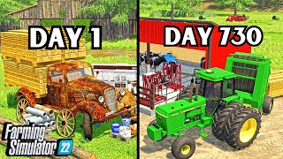 I Spent 2 Years Building An $2,000,000 Farm from $0 And A Truck? | Farming Simulator 22