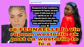 sè FEDNAELLE la reponn westerlie ki tap di se foulay FEDNA ap fe yo pa kase shop la vre