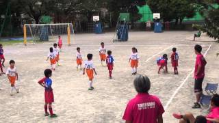 [u8] 少年サッカー練習試合 2年生 中台SC 赤 vs 徳丸FC 白 GAME3 2014