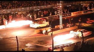 NitrOlympX 2022 - Nightshow Highlights - Jet Cars, Top Fuel Dragster, 