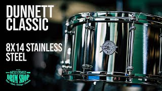 Dunnett Classic Stainless 8x14