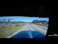 highway brake check almost tips truck viralhog