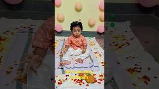 Vedansh అడుగులు  వేస్తే అరిసెలు|| #vennelekurisenila #babymilestones #PjTalksShorts