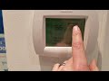 how to lock out honeywell pro8000 thermostat screen