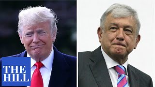 Trump at declaration signing with Mexico's Obrador: "We're safely reopening our schools"