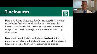 Cognitive and Behavioral Sequelae of COVID-19 Infection with Rafael A. Rivas-Vazquez, Psy.D.