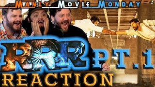 This is INCREDIBLE! // RRR (2022) Part 1 REACTION! // Manly Movie Mondays
