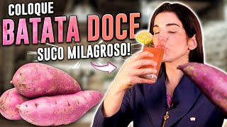 Beba e Coma BATATA DOCE ! 🍠 Perca Peso, Controle Diabetes bom para Saúde e muito mais