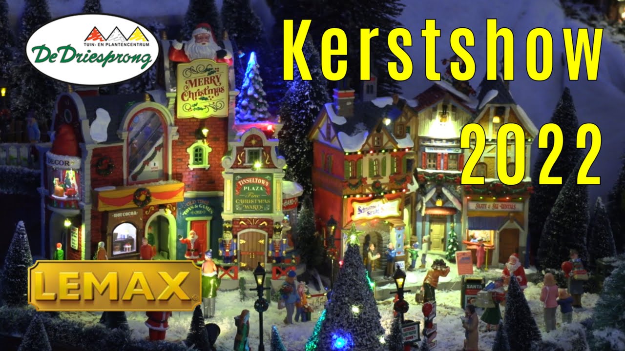 LEMAX Kerstshow 2022 Tuincentrum De Driesprong Deel 1 - Christmas ...