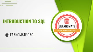 Introduction to SQL