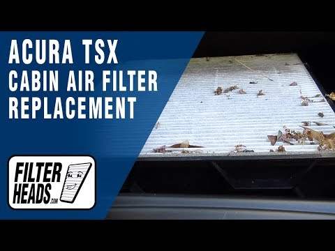 How to Replace Cabin Air Filter 2009 Acura TSX How to Replace Cabin Air Filter 2009 Acura TSX
