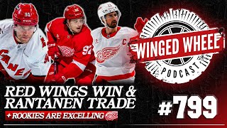 RED WINGS RALLY \u0026 RANTANEN - NECAS BLOCKBUSTER NHL TRADE - Winged Wheel Podcast - Jan. 26th, 2025