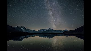 Time Lapse Video Of Night Sky | Mountains | Video by Vimeo from Pexels