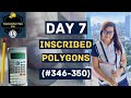 INSCRIBED POLYGONS| 1001 Solved Problems in Engineering Mathematics (DAY 7) #346-#350