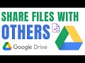 How to Share File in Google Drive with Others in SECONDS!