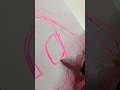 Sketching Spider-Gwen with a pink pen! (Hey, that rhymed!) | Minuit Roux| #art #sketch