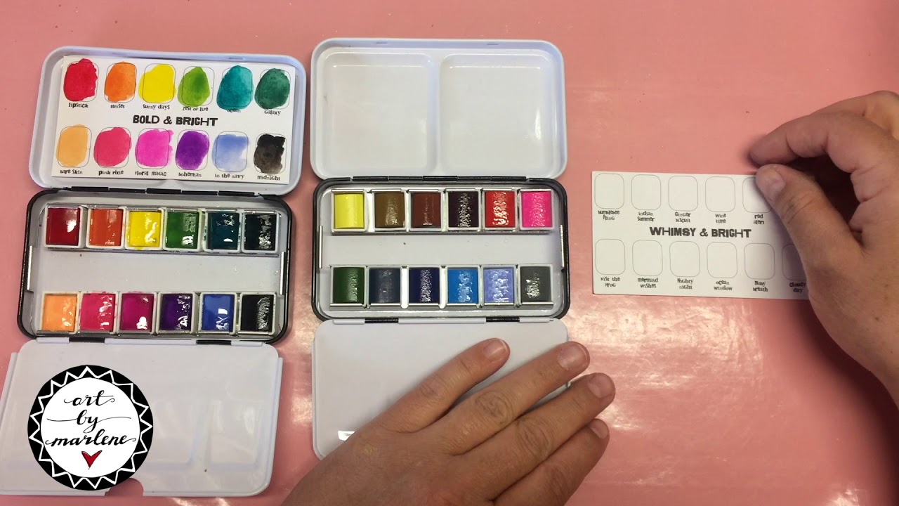 Art By Marlene Watercolor Paint By Studio Light Youtube