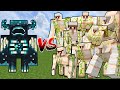 WARDEN vs ALL MUTANT GOLEMS | Minecraft Mob Battle