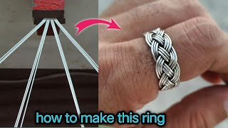 Twisted Silver Ring Making/How it's made/jewelry making/