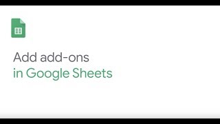 Add add-ons in Google Sheets