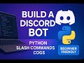 Build a Discord Bot with Python — Slash Commands + Cogs (Beginner Tutorial 2025)
