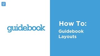 Guidebook Layouts