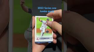 Opening a 2022 Topps series one jumbo pack￼