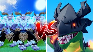 3 BUFFED YETI TEAMERS vs 30M DRAGON in Blox Fruits, High Bounty PVP (Roblox) (Xmas Update 25)