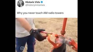 This Is Why You SHOULDN'T Touch AM Radio Tower... 😮