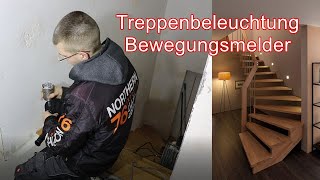 Treppenbeleuchtung mit Bewegungsmelder / Vorbereitung Hausinstallation! (Teil 1/2) ElektroM