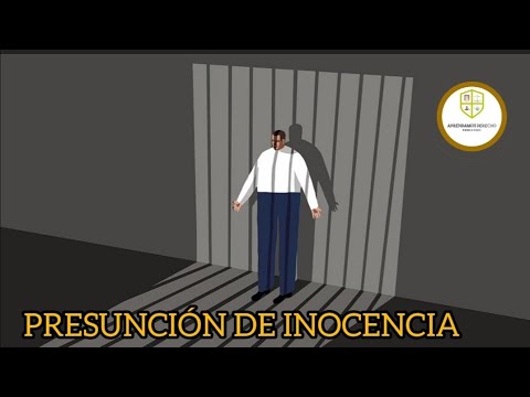 PRESUNCIÓN DE INOCENCIA EN EL PROCESO PENAL - YouTube