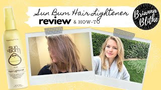 Sun Bum Hair Lightener Review