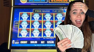 CRAZIEST MASSIVE *Hand Pay* from $25 Spins during MULTIPLE FREE GAMES on Dragon Link!