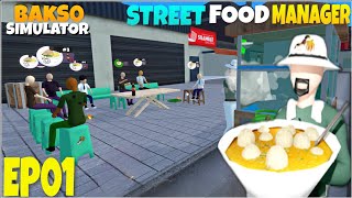 WE OPENED A STREET FOOD CART | BAKSO SIMULATOR EP01 HINDI GAMEPLAY | FLYNN GAMERZ