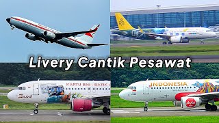 Amazing! Various Aircraft Livery Flying In Indonesia