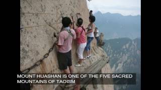 Mount Huashan The Most Dangerous Pedestrian Track in The World HD