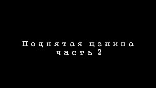 Поднятая целина. Часть 2. Первая пахота