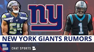 NY Giants Rumors Are HOT: Giants Interested In Cam Newton? Sign Bobby Wagner? | NFL Free Agency