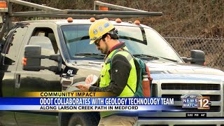 ODOT collaborates with geology team for project along Larson Creek Path