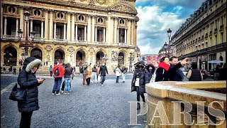 🇫🇷[4K] WALK IN PARIS "PLACE DE L'OPÉRA" (EDITED VERSION) 04/01/2022