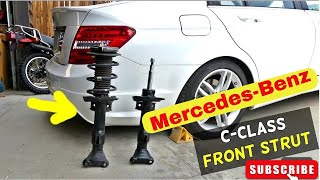 how to change front struts on a mercedes benz| Mercedes front lower control arm replacement