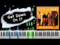 Kool & The Gang - Get Down On It Piano Tutorial