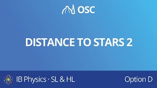 Distance to stars 2 [IB Physics SL/HL]