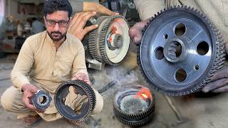 How Skilled Mechanics Restore a Damage Gear Center Base | Amazing Restoration Process