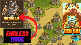 Kingdom Rush : Sorcerer Towers Max lvl Vs Endless Waves of Enemies