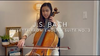 Musette from English Suite No. 3 (Cello Play Along) | Suzuki Cello Book 2