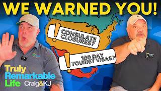 WE WARNED YOU - Will MEXICO end default 180 DAY TOURIST VISAS? USA reviewing MEXICAN CONSULATES!