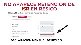 ISR withheld in RESICO: How to resolve it in the 2025 declaration?